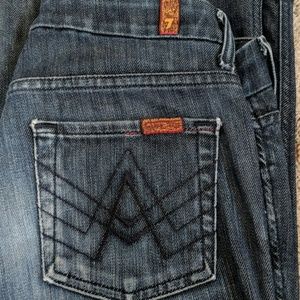 7 for all Mankind A Pocket Size 26 Inseam 34